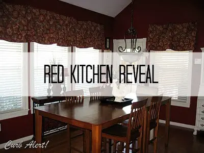 My Red Kitchen Reveal