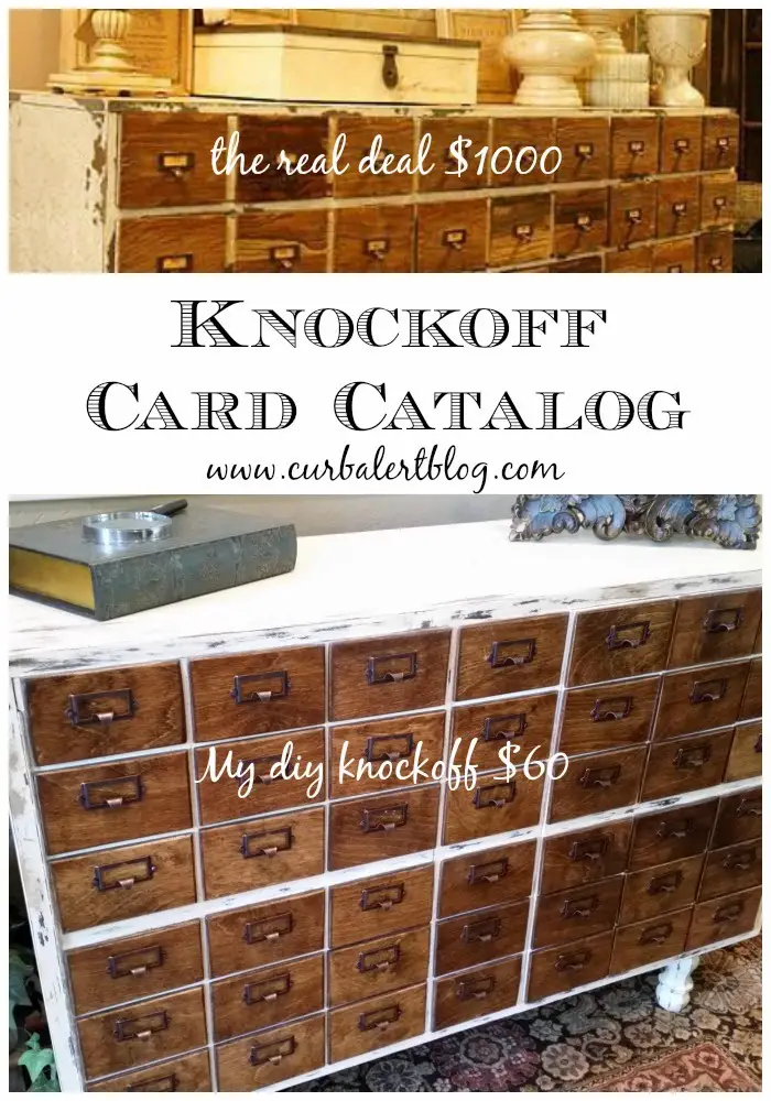 DIY Knockoff Card Catalog:  Knockoff Tour #2