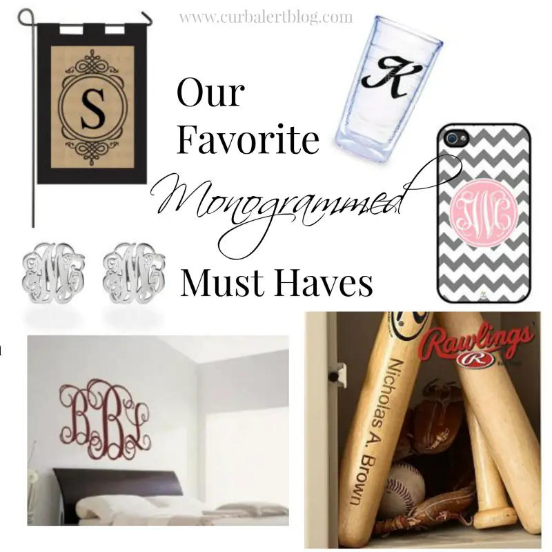 Sunday Shopping: Monogrammed Gifts for Under $50