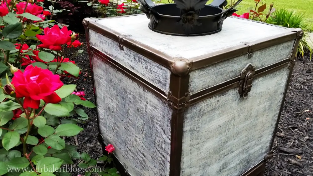 Pottery Barn Inspired Trunk Side Table