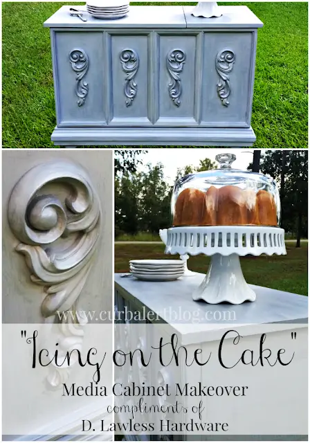“Icing on the Cake” Media Cabinet Makeover