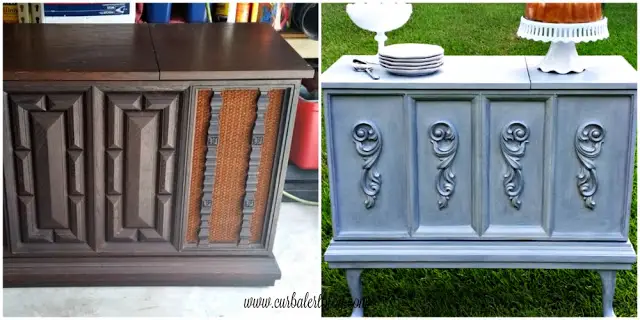 Icing on the Cake Media Cabinet Makeover