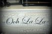 Shabby chic dresser close up