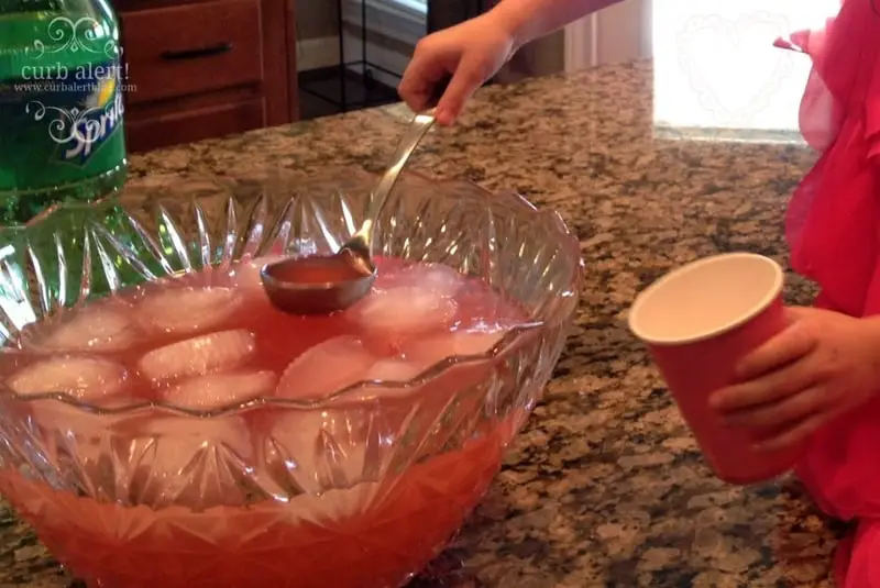 Pink lemonade bowl